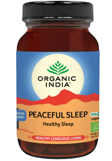 Organic India Peaceful Sleep 90 Vegetable Capsules
